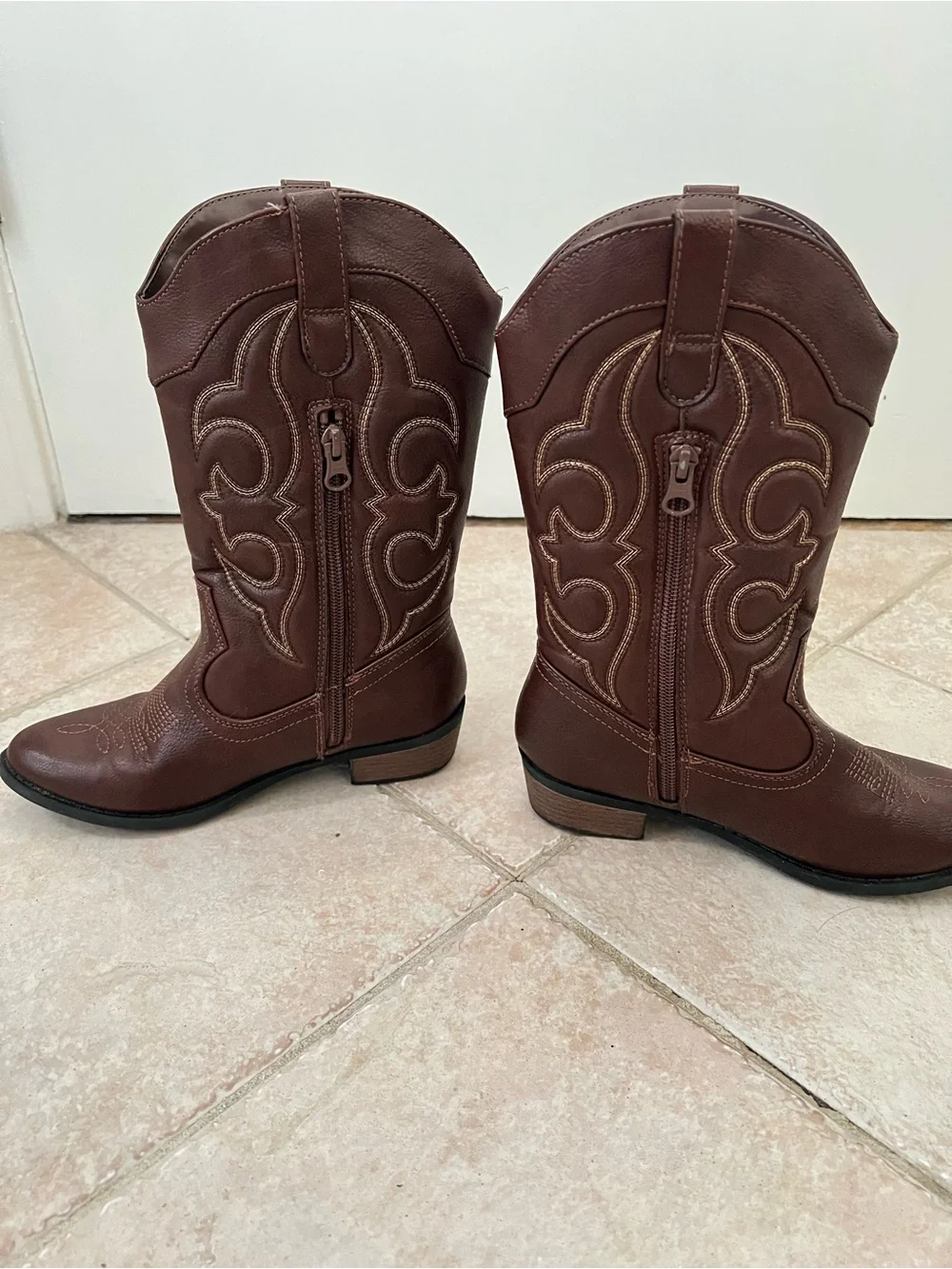 Kids' Montana Western Boots - Cat & Jack™ Brown 3